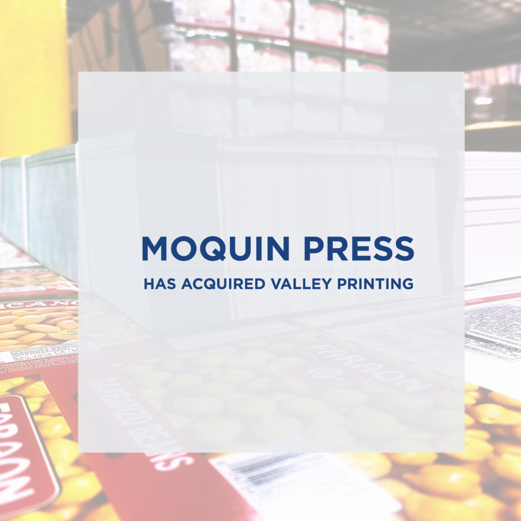 Moquin Press Acquires Valley Printing